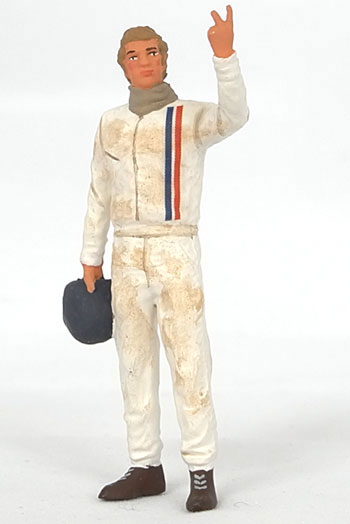 Manufaktur Figur Rennfahrer 1970