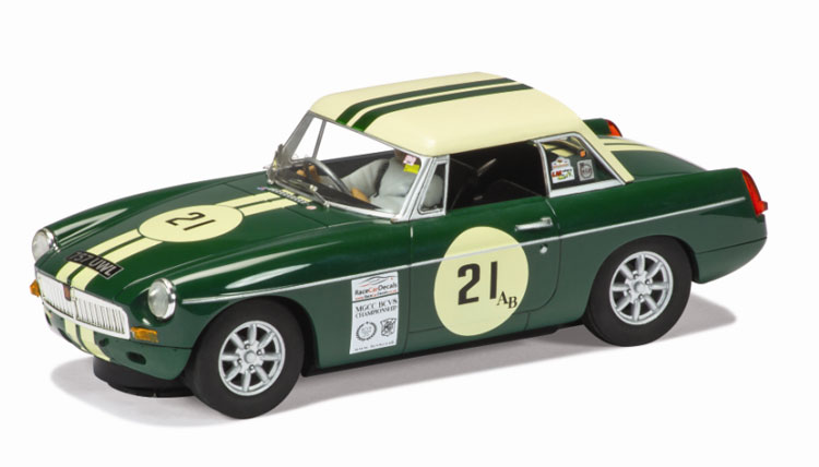 SCALEXTRIC MGB Sebring 1964, # 47 - green