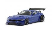 BMW Z4 GT3 blue presentation car