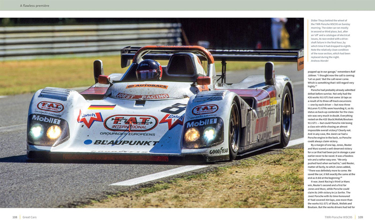 Porter Press TWR Porsche WSC95 Great Cars 16