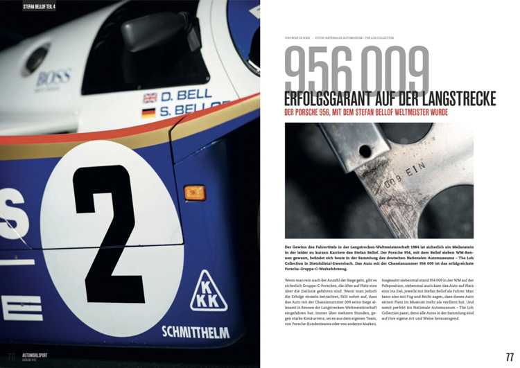 Sportfahrer Automobilsport 42 - Stefan Bellof