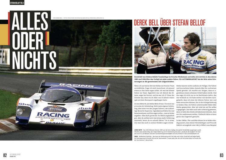 Sportfahrer Automobilsport 42 - Stefan Bellof