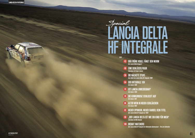 Sportfahrer Automobilsport 43 - Lancia Delta HF Integrale