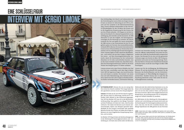 Sportfahrer Automobilsport 43 - Lancia Delta HF Integrale