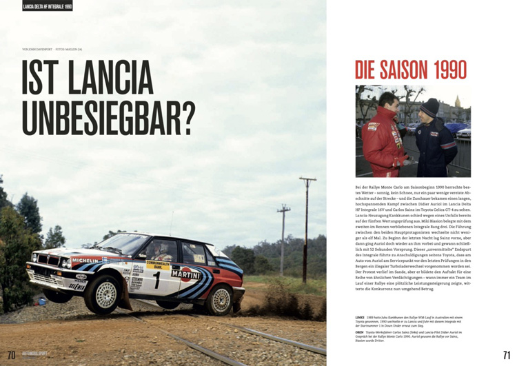 Sportfahrer Automobilsport 43 - Lancia Delta HF Integrale