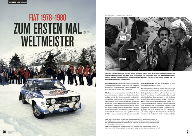 Sportfahrer Automobilsport 44 - Walter Röhrl