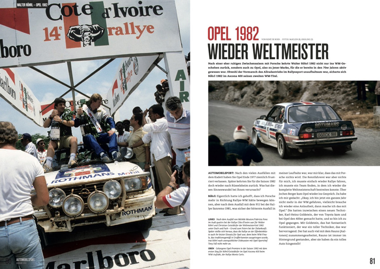Sportfahrer Automobilsport 44 - Walter Röhrl
