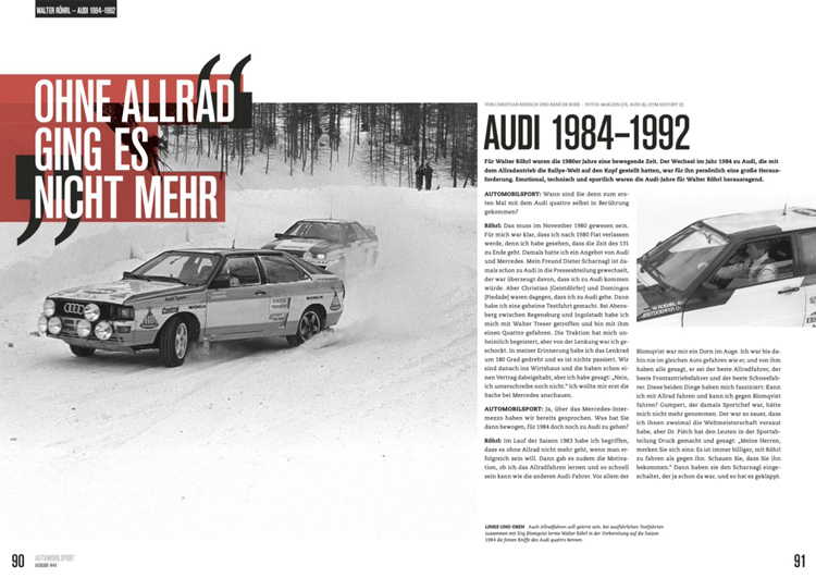 Sportfahrer Automobilsport 44 - Walter Röhrl