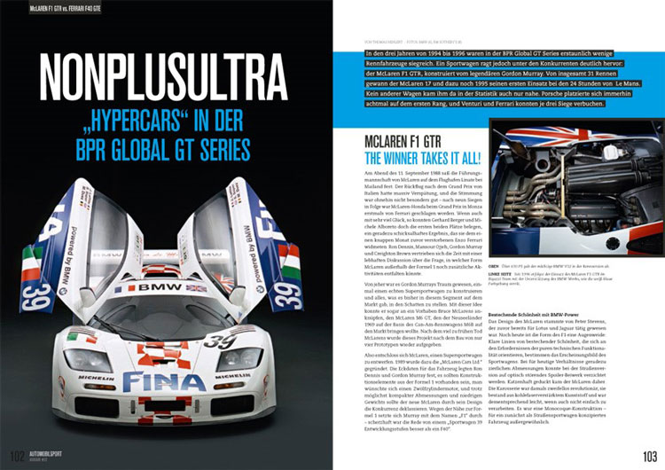 Sportfahrer Automobilsport 23 - BPR Global GT Series 1994-96