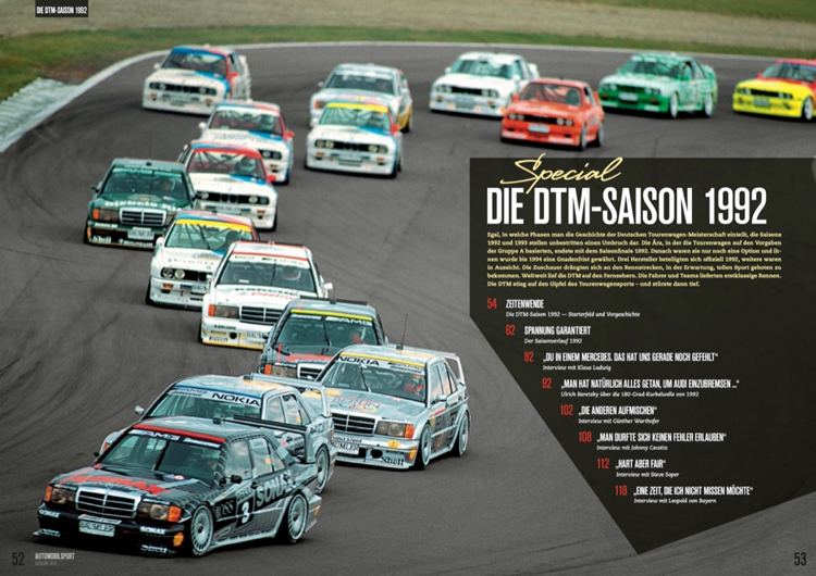 Sportfahrer Automobilsport 35 - Die DTM-Saison 1992