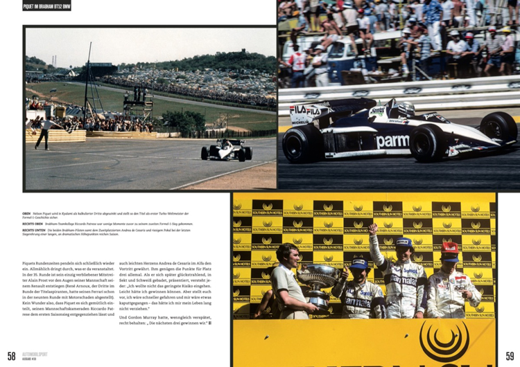 Sportfahrer Automobilsport 38 - Formel 1 WM 1983