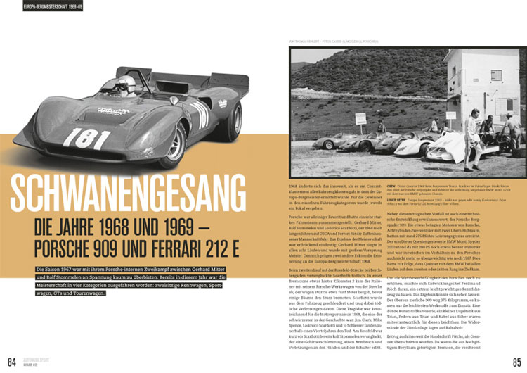 Sportfahrer Automobilsport 22 - Europa Bergmeisterschaft 1957-69