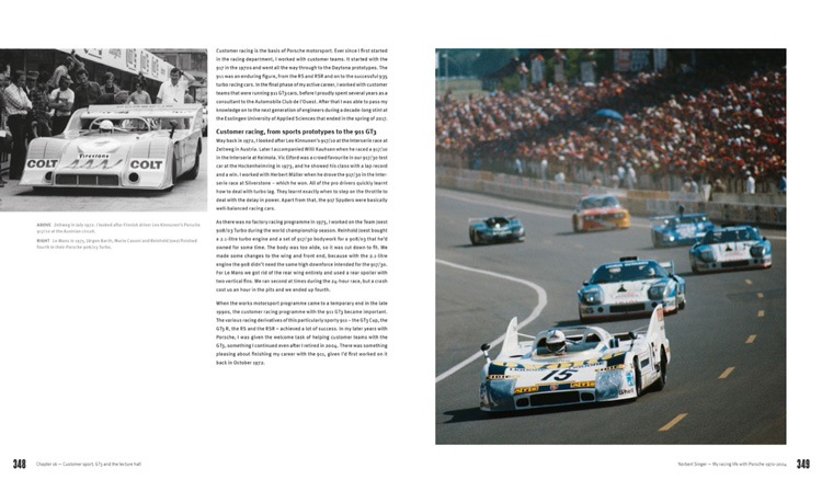 Sportfahrer Norbert Singer - My Racing Life with Porsche 1970 - 2004