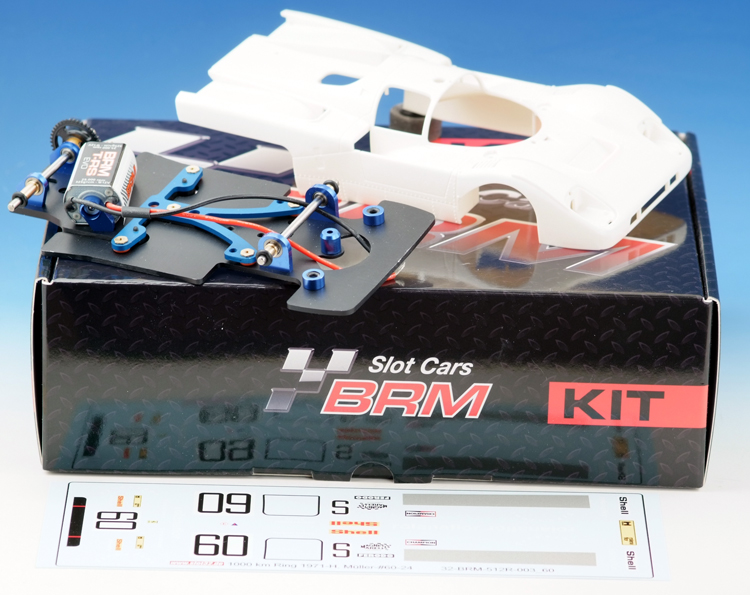  BRM/512 white kit + decals red # 60