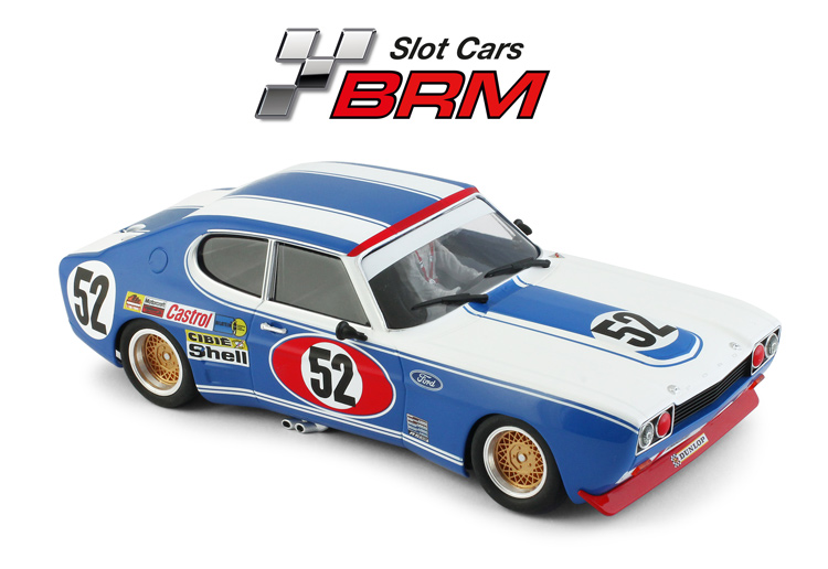 BRM Ford Capri blue/white Lemans 1972 # 52