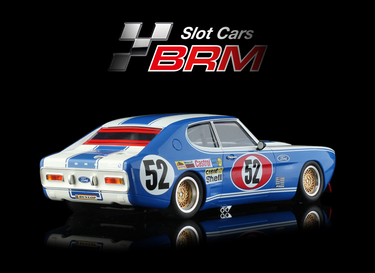 BRM Ford Capri blue/white Lemans 1972 # 52