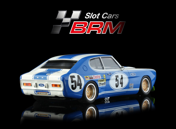 BRM Ford Capri blue/white Lemans 1972 # 54