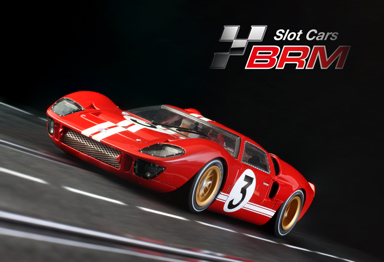 BRM Ford GT 40 MK II #3 red LeMans 1966
