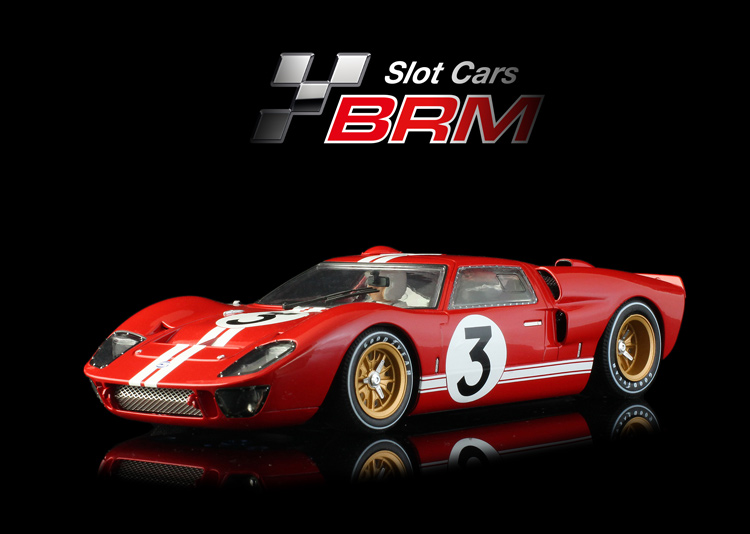 BRM Ford GT 40 MK II #3 red LeMans 1966