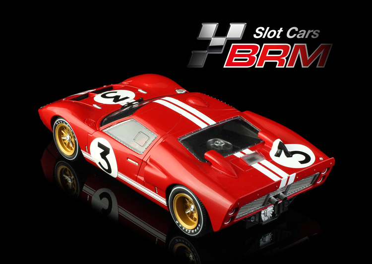 BRM Ford GT 40 MK II #3 red LeMans 1966