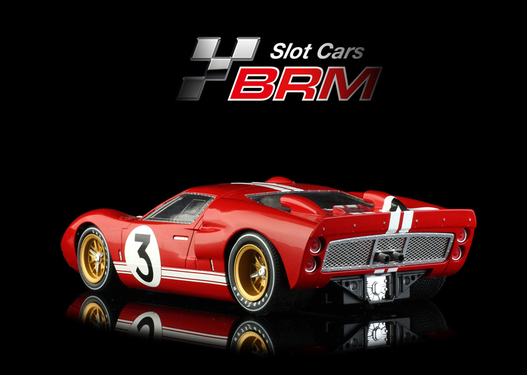 BRM Ford GT 40 MK II #3 red LeMans 1966