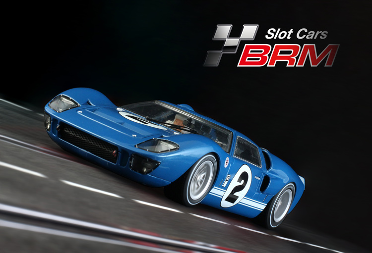 BRM Ford GT 40 MK II #2 blue Sebring 1966