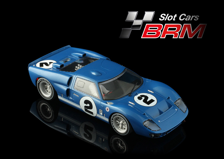 BRM Ford GT 40 MK II #2 blue Sebring 1966