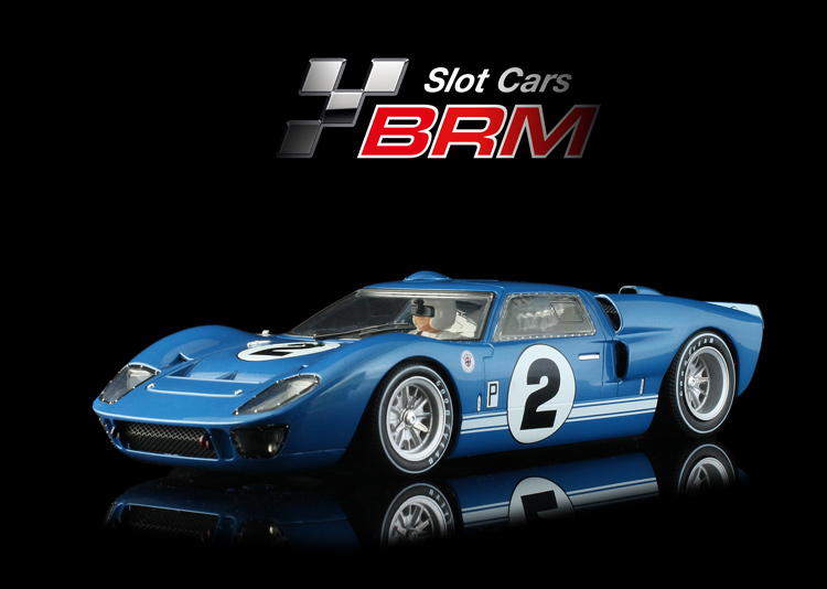 BRM Ford GT 40 MK II #2 blue Sebring 1966
