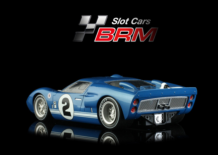 BRM Ford GT 40 MK II #2 blue Sebring 1966