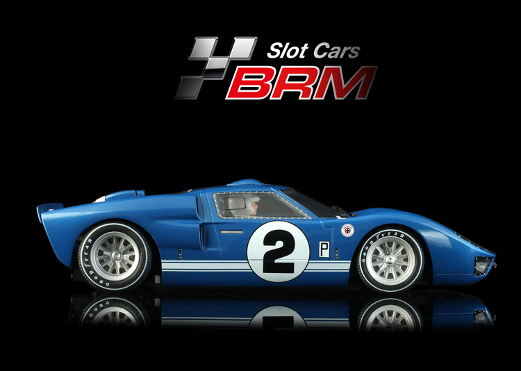 BRM Ford GT 40 MK II #2 blue Sebring 1966
