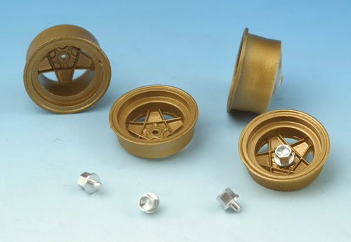 BRM gold inserts with nuts Ferrari 512