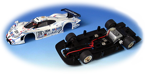 Slot Porsche 911 GT1 EVO test car Le Mans 97 Fly
