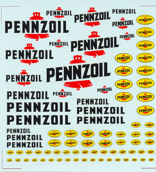 DMC decal sponsor Pennzoil