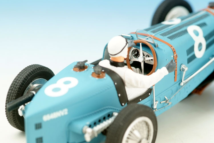 LeMansMiniatures Bugatti 59 # 8 Monaco 1934