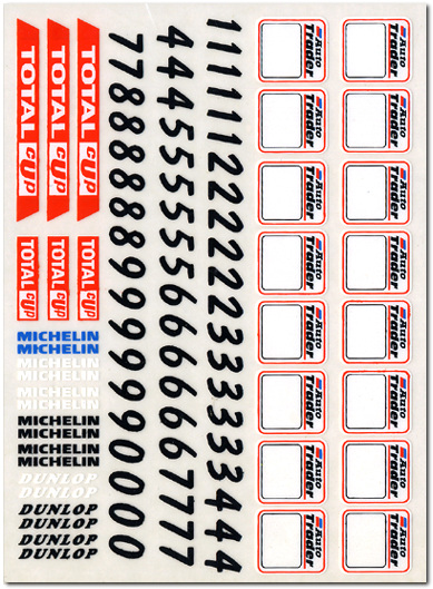 MRE Autotrader BTCC numbers