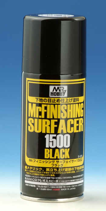 MrHobby Mr Finishing Surfacer black 1500 170 ml