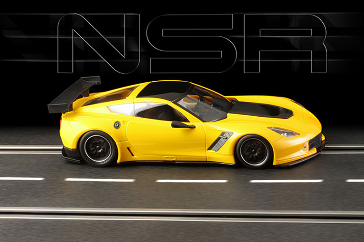 NSR Corvette C7-R  testcar yellow