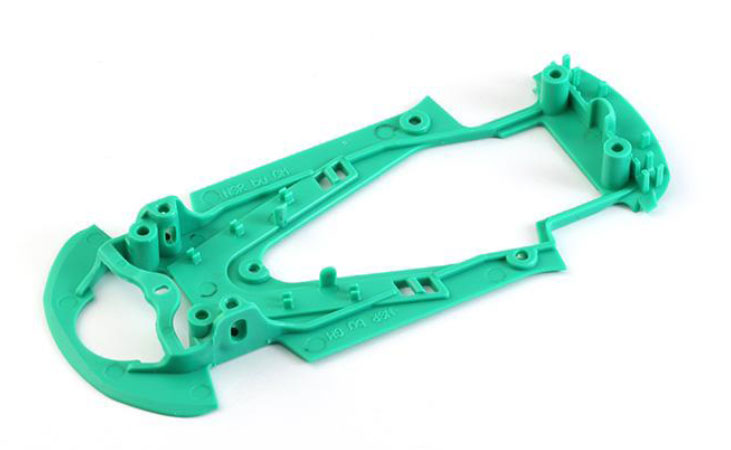 NSR Audi R8 chassis evo 2 extra hard green