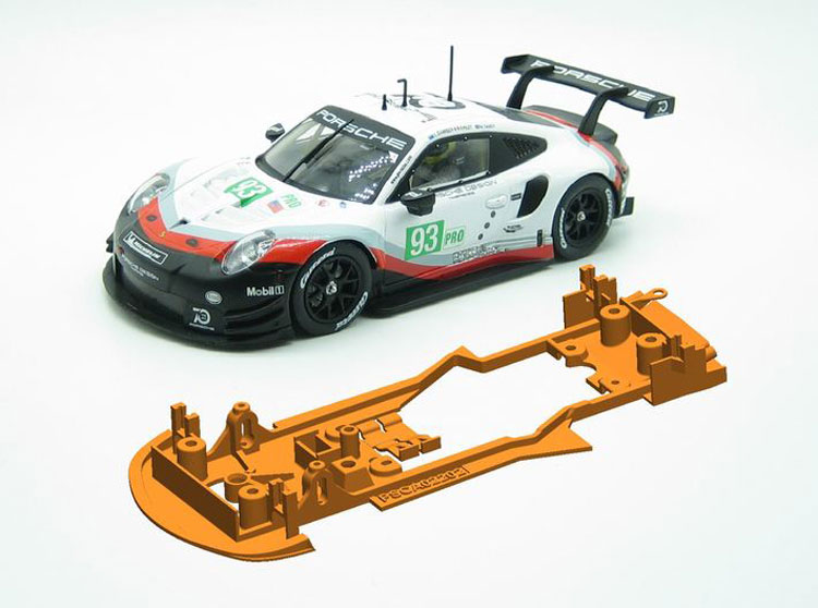 PROSPEED Carrera Porsche 911GT3 RSR alternative 3D-chassis