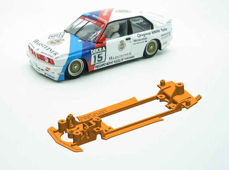 PROSPEED Scalextric BMW M3-E30 alternatives 3D-chassis