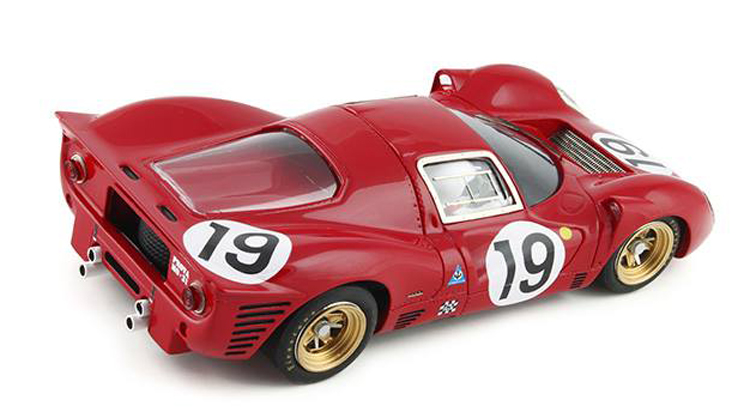 Racer Ferrari 330P4 LeMans 1967 #19