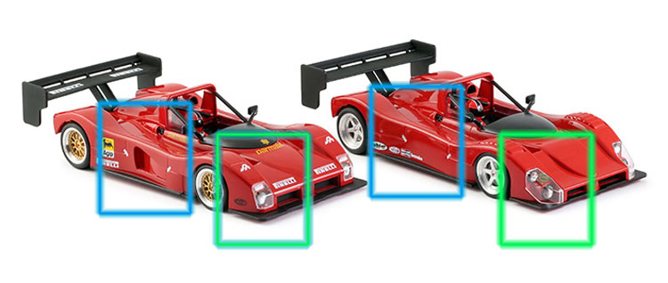 RevoSlot Ferrari SP 333  Presentation twin pack