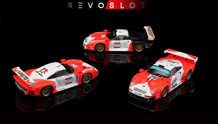RevoSlot Porsche GT 1 Marlboro Set