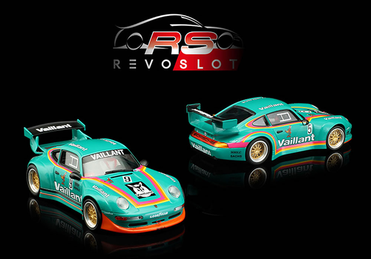 RevoSlot Porsche GT2  Vailant #5 + # 9