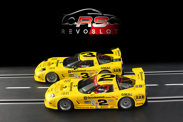 RevoSlot Corvette C5  Goodwrench # 2 + 3 Daytona 2001
