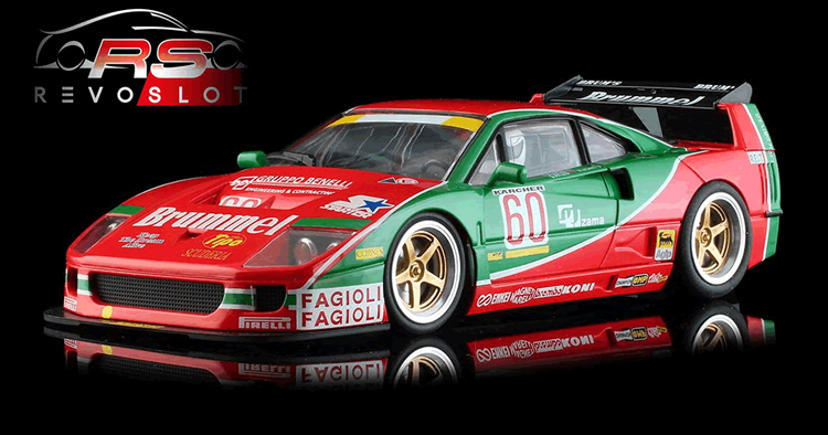 RevoSlot Ferrari F40 Brummel # 60 BPR Monza