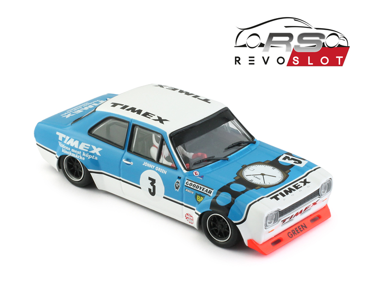 RevoSlot Ford Escort MK I  Timex # 3  1972