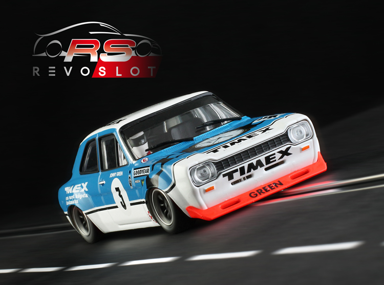 RevoSlot Ford Escort MK I  Timex # 3  1972