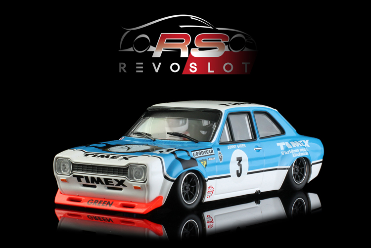 RevoSlot Ford Escort MK I  Timex # 3  1972
