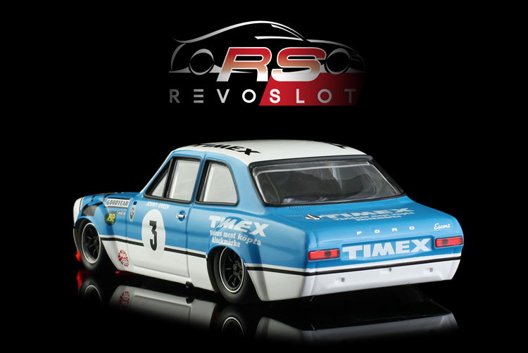 RevoSlot Ford Escort MK I  Timex # 3  1972